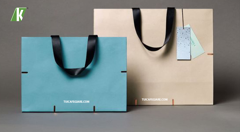 túi giấy ivory có quai