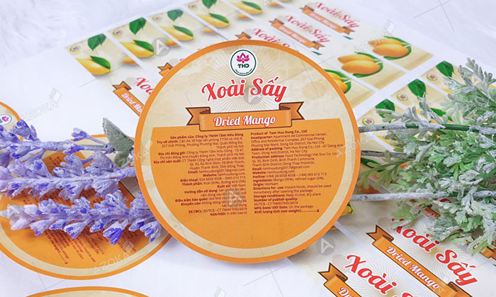 Tem xoài sấy dẻo