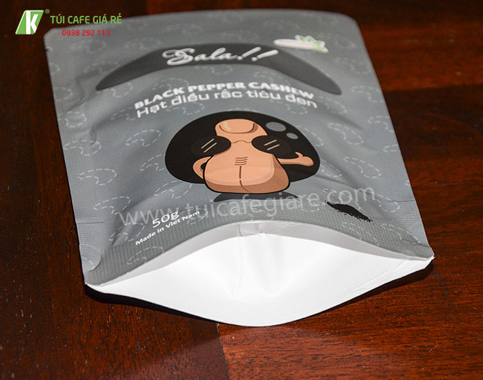 Túi đựng hạt điều rắc tiêu đen Sala